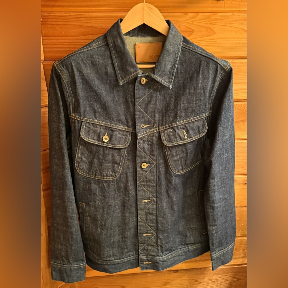 Taylor Stitch Long Haul Jacket in Rinsed Organic Selvedge